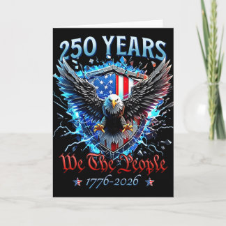 Patriottische Adelaar En Vlag 250 Jaar 1776-2026  Kaart