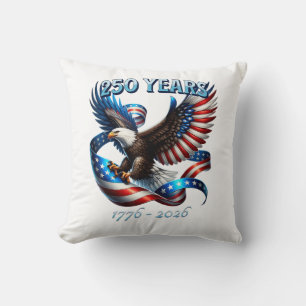 Patriottische Adelaar en Vlag 250 Jaar 1776-2026 Kussen