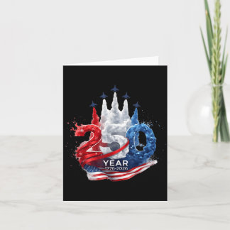 Patriottische Adelaar en Vlag 250 Jaar Amerikaans  Kaart