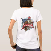 Patriottische Adelaar "Herinner" Amerikaanse Vlag T-shirt (Achterkant)