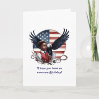 Patriottische Adelaar & Jongen All American Verjaa