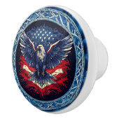 Patriottische Adelaar Keramische Knop (Rechts)