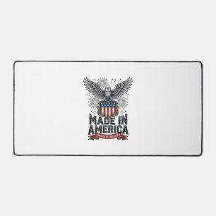 Patriottische Adelaar Made in America Vintage Bureaumat
