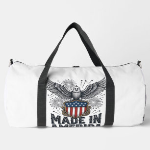 Patriottische Adelaar Made in America Vintage Plunjezak