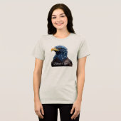 Patriottische adelaar meisjes t-shirt (Voorkant volledig)