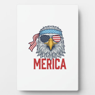 Patriottische Adelaar Merica Vintage Gravure Shirt Fotoplaat