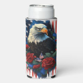 Patriottische Adelaar Seltzer Blikjeskoeler (Seltzer Achterkant)