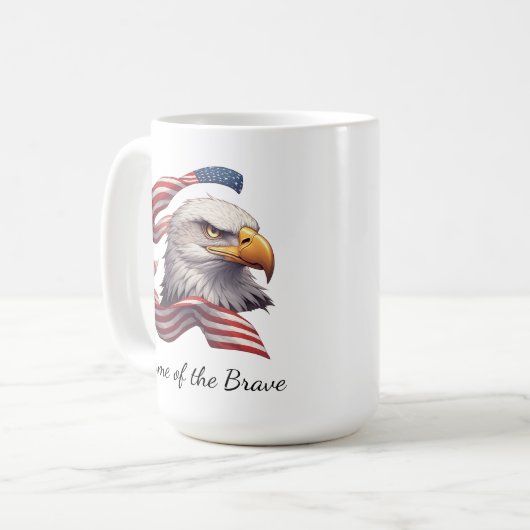 Patriottische Adelaar Thuis van de Dapperen, Ameri Koffiemok (Voorkant links)