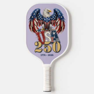 Patriottische Adelaar USA250 Jaren Kleur Picklebal Pickleball Paddle