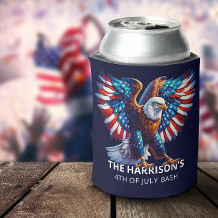 Patriottische Adelaar USA 4 juli Blikjeskoeler