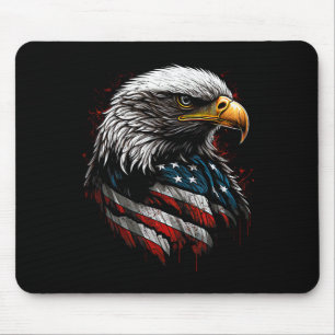 Patriottische Adelaar Usa Amerikaanse Vlag 4 Juli  Muismat
