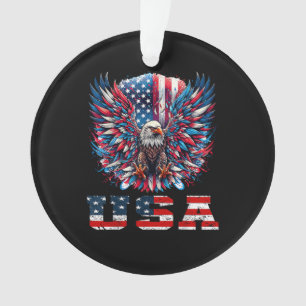 Patriottische Adelaar USA Vlag Ornament