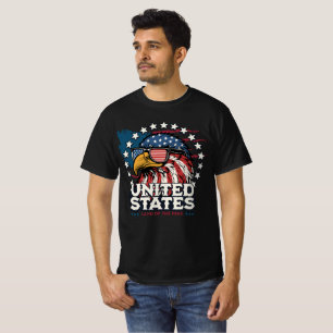 Patriottische Adelaar USA Vlag T-shirt