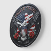 Patriottische Adelaar Verenigde Staten Grote Klok (Hoek)