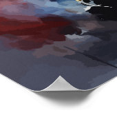 patriottische adelaar | Verenigde Staten | Poster (Hoek)