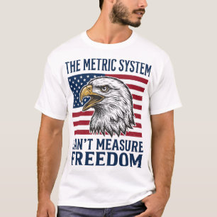 Patriottische Adelaar Vrijheid Citaat Vintage Vect T-shirt