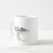 Patriottische adelaar, VS/VS, SAD-vlag Koffiemok (Voorkant links)