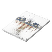 Patriottische adelaar, VS/VS, SAD-vlag Notitieblok (Linkerzijde)
