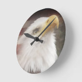 Patriottische Adelaar Wandklok – Amerikaanse Decor (Hoek)