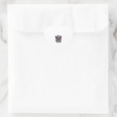 Patriottische Adelaar Wolf Hybride Dier Hybride Pa Hart Sticker (Tas)