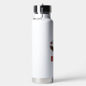 Patriottische Adelaar Zes Zeven Bruh Vector Design Waterfles (Rechts)