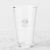 Patriottische Adelaar Zonnebril Vintage Vector Des Glas (Achterkant)