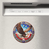patriottische adelaarmagneet magneet (Insitu (Vaatwasser))