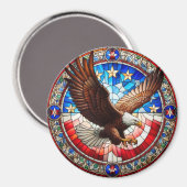 patriottische adelaarmagneet magneet (Voorkant / Achterkant)