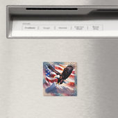 patriottische adelaarmagneet magneet (Insitu (Vaatwasser))