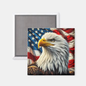 patriottische adelaarmagneet magneet (Voorkant / Achterkant)