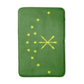 Patriottische Adygea-vlag Badmat (Voorkant Verticaal)