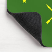 Patriottische Adygea-vlag Muismat (Hoek)