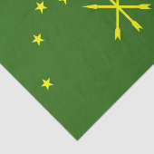 Patriottische Adygea-vlag Tissuepapier (Detail)