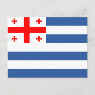 Patriottische Adzharase vlag Briefkaart