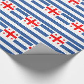 Patriottische Adzjaarse vlag Cadeaupapier (Hoek)