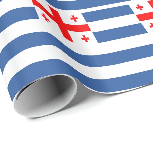Patriottische Adzjaarse vlag Cadeaupapier (Rol Hoek)