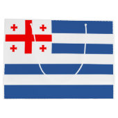 Patriottische Adzjaarse vlag Groot Cadeauzakje (Achterkant)