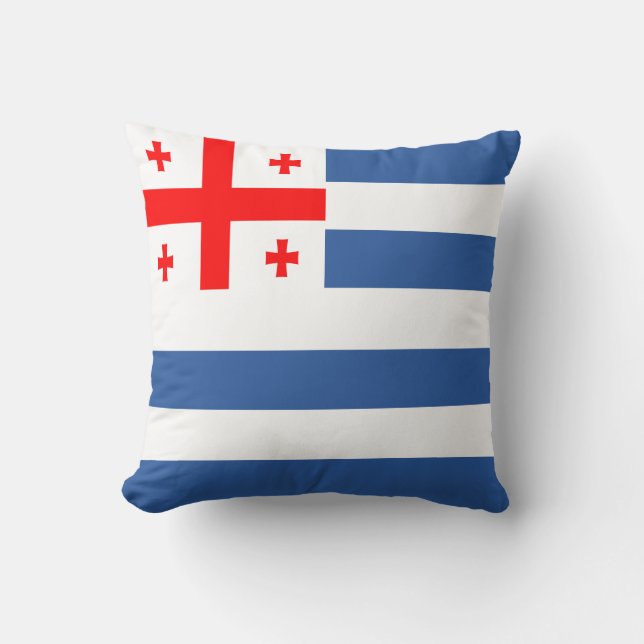 Patriottische Adzjaarse vlag Kussen (Voorkant)