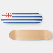 Patriottische Adzjaarse vlag Persoonlijk Skateboard (Horizontaal)