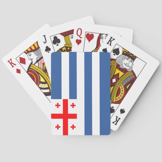 Patriottische Adzjaarse vlag Pokerkaarten (Achterkant)