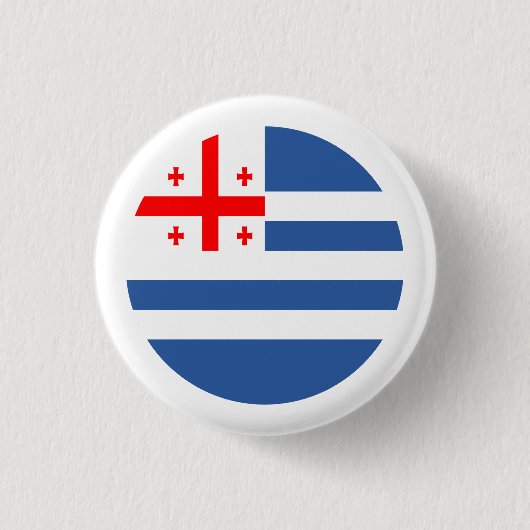 Patriottische Adzjaarse vlag Ronde Button 3,2 Cm (Voorkant)