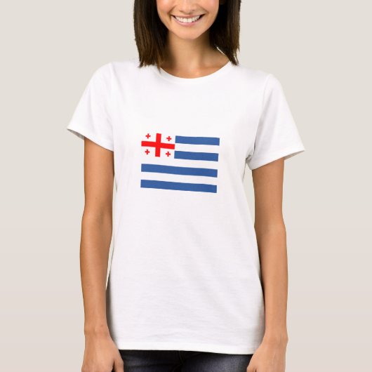 Patriottische Adzjaarse vlag T-shirt (Voorkant)