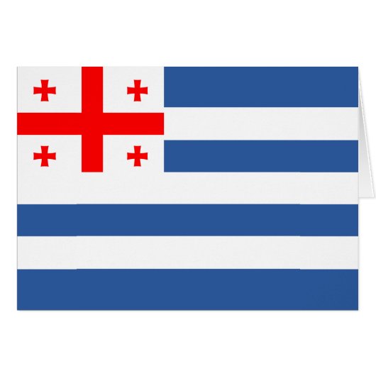 Patriottische Adzjarische vlag (Voorkant Horizontaal)