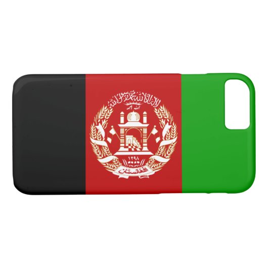 Patriottische Afghanistan vlag Case-Mate iPhone Case (Achterkant (Horizontaal))