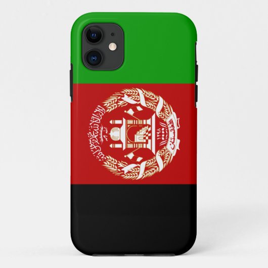 Patriottische Afghanistan vlag Case-Mate iPhone Case (Achterkant)