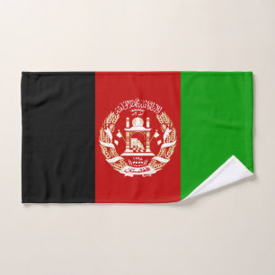 Patriottische Afghanistan vlag Handdoek