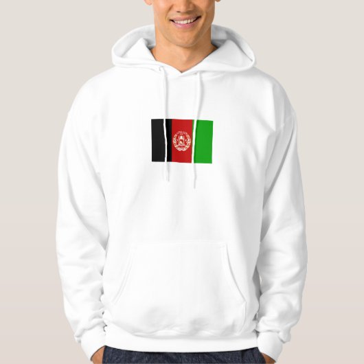 Patriottische Afghanistan vlag Hoodie (Voorkant)