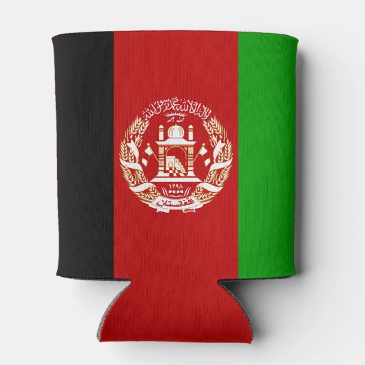 Patriottische Afghanistan Vlag Koelbox Blikjeskoeler (Achterkant)