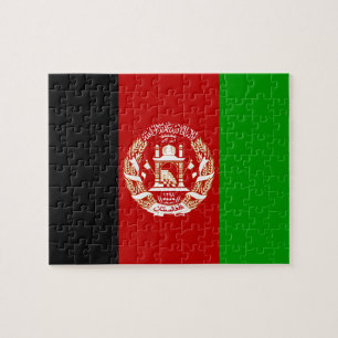 Patriottische Afghanistan vlag Legpuzzel