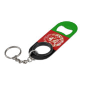 Patriottische Afghanistan vlag Mini Flessenopener (Voorkant Gekanteld)
